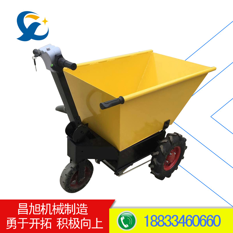 電動(dòng)手推車(chē)新建筑工地翻斗車(chē)養(yǎng)殖場(chǎng)果園小推車(chē)電動(dòng)小推車(chē)