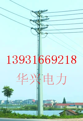 鋼桿廠家批量供應甘肅10KV電力鋼桿、鋼管塔、鋼管桿