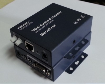 浩泰 200米VGA延長器-接收器，防雷防浪涌 RJ45轉(zhuǎn)VGA轉(zhuǎn)換設(shè)備 VGA