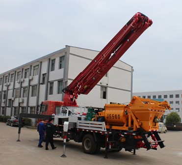 混凝土泵車，天拓重工移動(dòng)式攪拌輸送一體機(jī)各地級(jí)市經(jīng)銷商