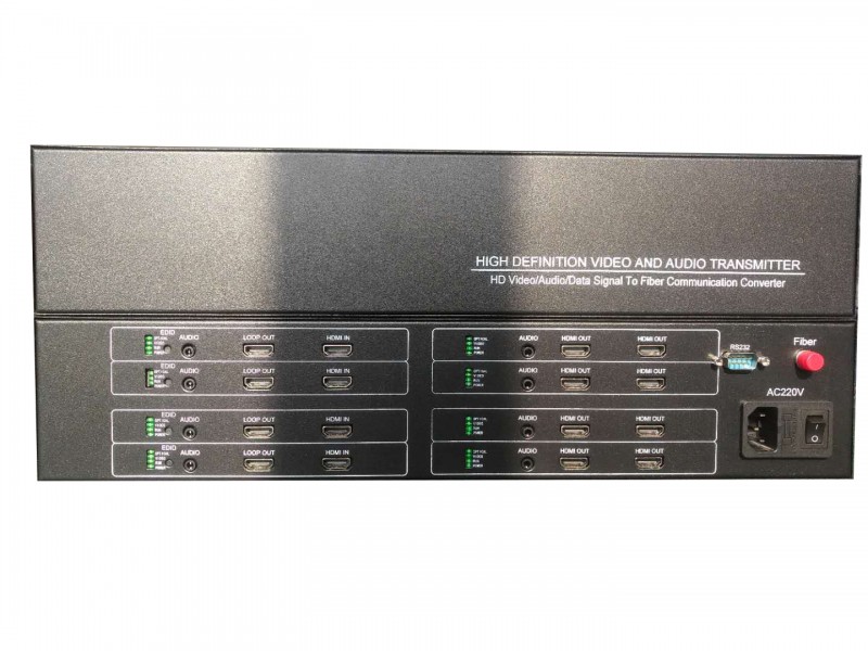 16路HDMI光端機,16路HDMI視頻信號，帶16路音頻信號