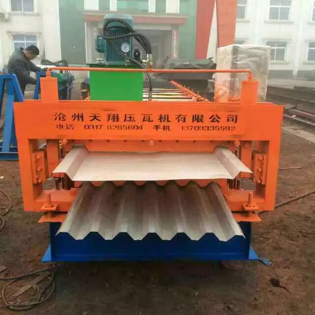 壓瓦機(jī)生產(chǎn)廠家 定做雙層壓瓦機(jī) 雙層壓瓦機(jī)定做廠家