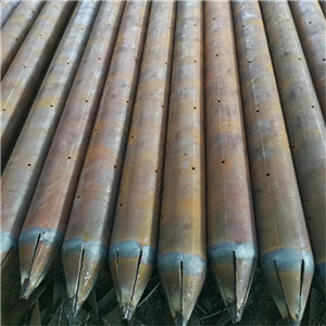 廠家生產(chǎn)無(wú)縫鋼管外徑108*6mm 隧道管棚專用管 管棚管