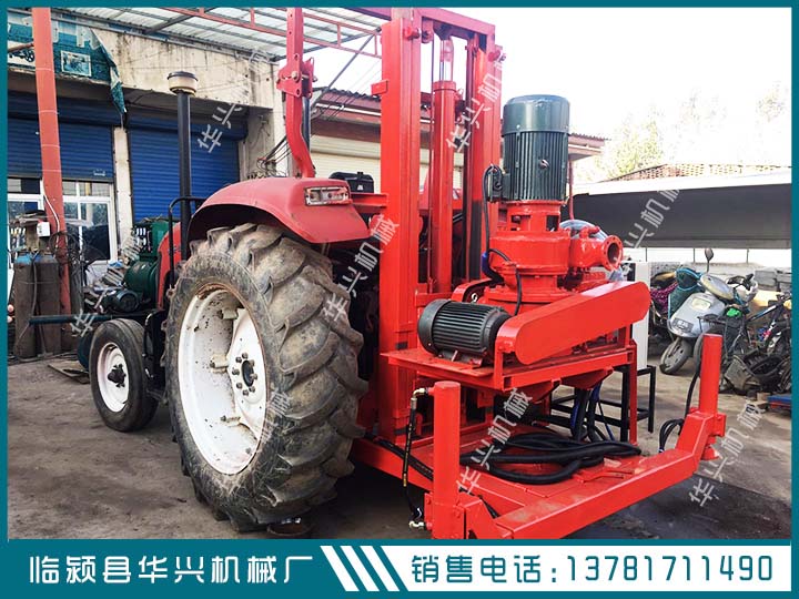 華興四輪車(chē)帶正循環(huán)打井機(jī)   河南打井機(jī)廠家