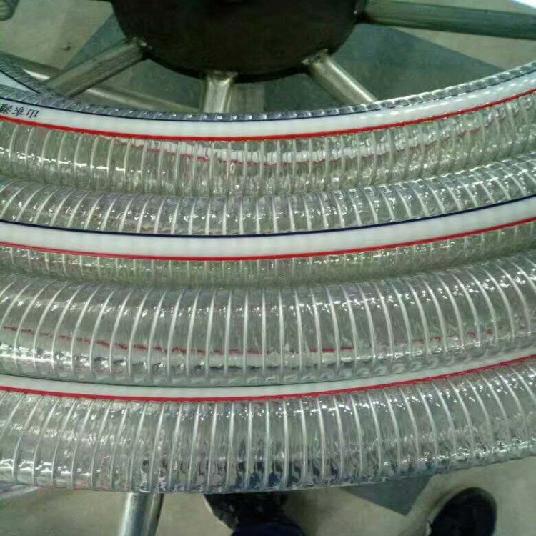 豐運(yùn)管業(yè)供應(yīng)內(nèi)徑25-252mmPVC透明鋼絲螺旋增強(qiáng)軟管