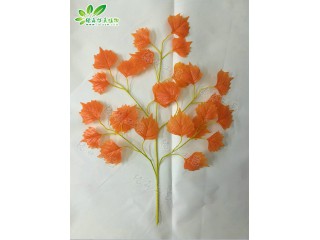 仿真黃樺葉   廠家直銷(xiāo)    沈陽(yáng)仿真植物生產(chǎn)廠家