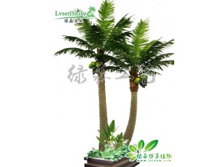 仿真椰子樹(shù)   廠家直銷(xiāo)   沈陽(yáng)仿真植物生產(chǎn)廠家