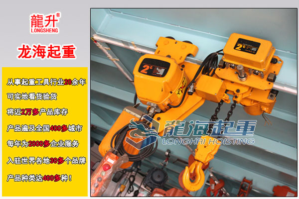 龍升低凈空環(huán)鏈電動(dòng)葫蘆圖片