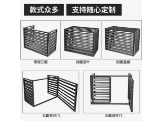 電動手動鋁百葉窗河北生產(chǎn)廠家,鋅鋼鋁合金百葉窗空調(diào)罩護欄圍欄